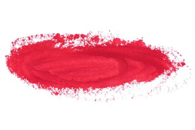 Soyut akrilik suluboya fırça darbesi dokusu logo ve afiş için beyaz arka planda izole edilmiş. tasarım, yaratıcı ve illüstrasyon.