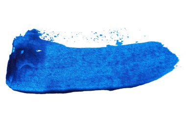 Soyut akrilik suluboya fırça darbesi dokusu logo ve afiş için beyaz arka planda izole edilmiş. tasarım, yaratıcı ve illüstrasyon.