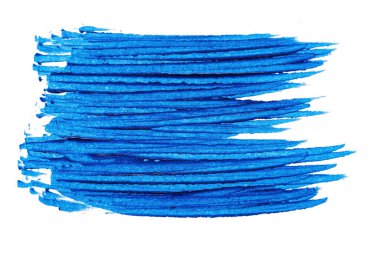 Soyut akrilik suluboya fırça darbesi dokusu logo ve afiş için beyaz arka planda izole edilmiş. tasarım, yaratıcı ve illüstrasyon.