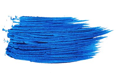 Soyut akrilik suluboya fırça darbesi dokusu logo ve afiş için beyaz arka planda izole edilmiş. tasarım, yaratıcı ve illüstrasyon.