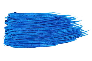 Soyut akrilik suluboya fırça darbesi dokusu logo ve afiş için beyaz arka planda izole edilmiş. tasarım, yaratıcı ve illüstrasyon.