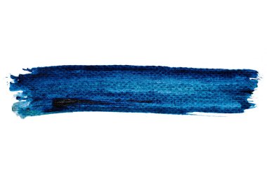 Soyut akrilik suluboya fırça darbesi dokusu logo ve afiş için beyaz arka planda izole edilmiş. tasarım, yaratıcı ve illüstrasyon.