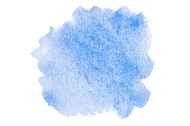 Soyut akrilik suluboya fırça darbesi dokusu logo ve afiş için beyaz arka planda izole edilmiş. tasarım, yaratıcı ve illüstrasyon.