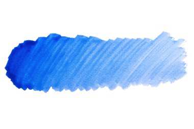 Soyut akrilik suluboya fırça darbesi dokusu logo ve afiş için beyaz arka planda izole edilmiş. tasarım, yaratıcı ve illüstrasyon.