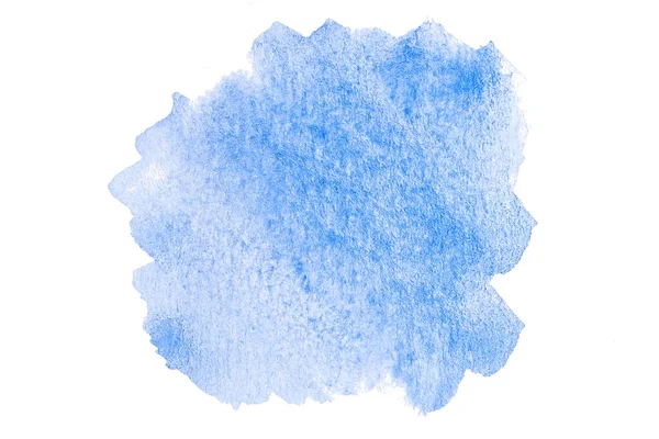 Soyut akrilik suluboya fırça darbesi dokusu logo ve afiş için beyaz arka planda izole edilmiş. tasarım, yaratıcı ve illüstrasyon.