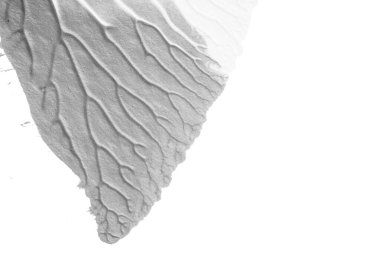 beyaz kağıt arkaplan üzerinde siyah beyaz soyut akrilik boya renk dokusu rorschach mürekkep lekesi yöntemi kullanarak