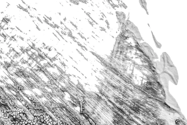 Черно Белая Абстрактная Акриловая Цветовая Текстура Фоне Белой Бумаги Методом — стоковое фото