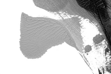 Beyaz kağıda akrilik renkler çizdim ve kağıdı karıştırılmış akrilik renklerin dokusunu oluşturan rorschach mürekkep lekesine benzer şekilde katladım..