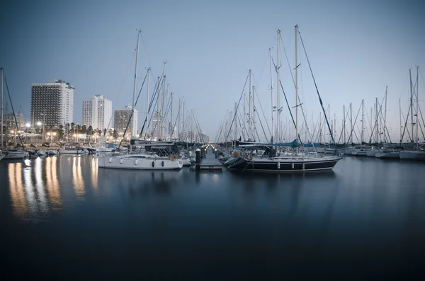Yacht parking in Tel Aviv