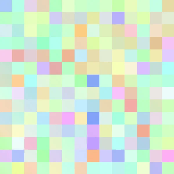 Fond mosaïque de carrés multicolores — Image vectorielle