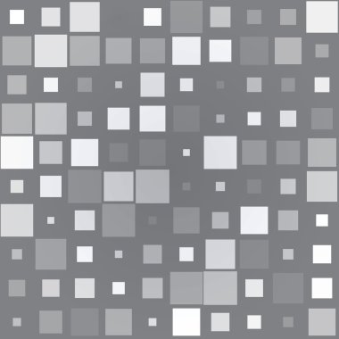 farklı boyut kareler ile gri arka plan