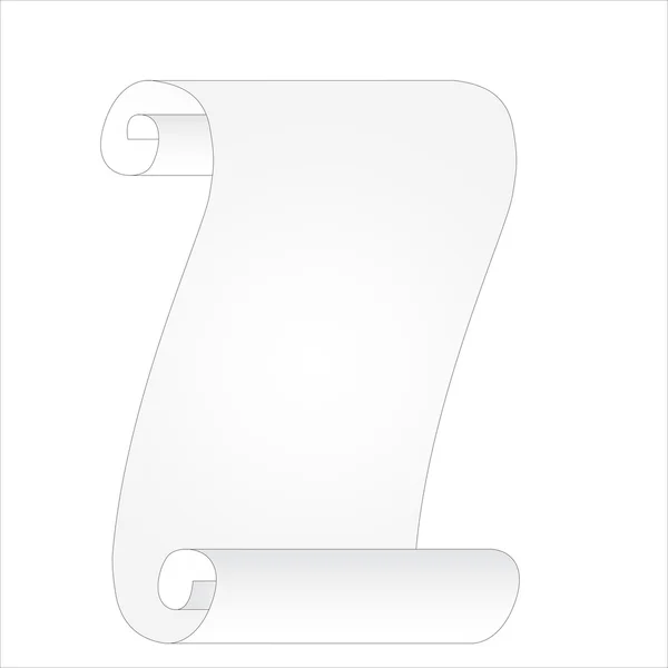 Monochroom scroll banner vector — Stockvector