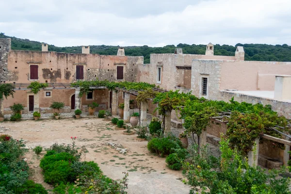 Arkadi klooster, retimnon, Kreta, Griekenland — Stockfoto