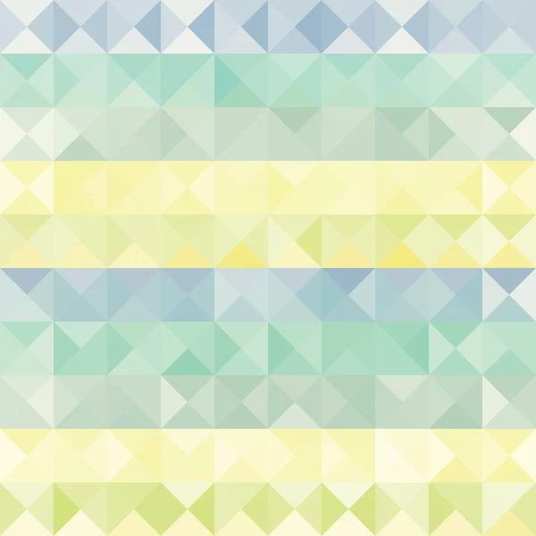 Retro-Muster geometrischer Formen. Buntes Mosaik-Banner. — Stockvektor