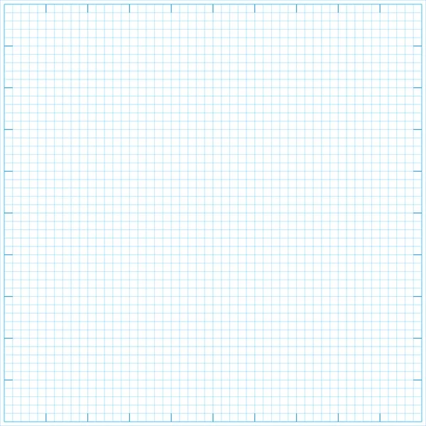 Square grid math paper background. Vector illustration. — Stock Vector