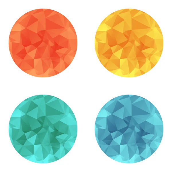 Diseño vectorial círculo brillante elementos arrugados — Archivo Imágenes Vectoriales