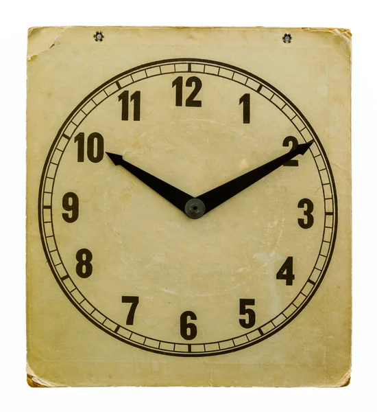 Time on old wall clock 10:10 — Stock Photo, Image