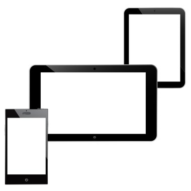 siyah teknoloji Gadget'ları: akıllı telefon, Tablet