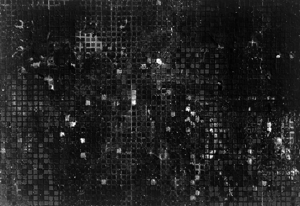 Černé malované pouliční dlaždice textury — Stock fotografie