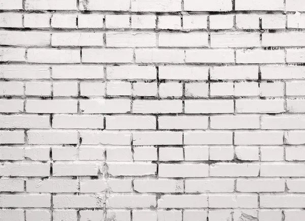 Biała cegła ściany tekstury lub tła — Zdjęcie stockowe