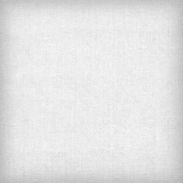 Background from white coarse canvas texture. — Stock Photo, Image