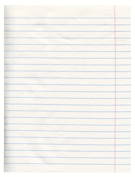 Notebook Paper — Stock Photo, Image
