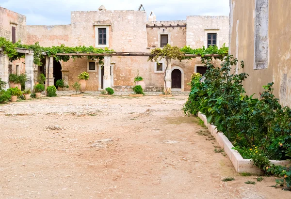 Arkadia klášter na Krétě — Stock fotografie