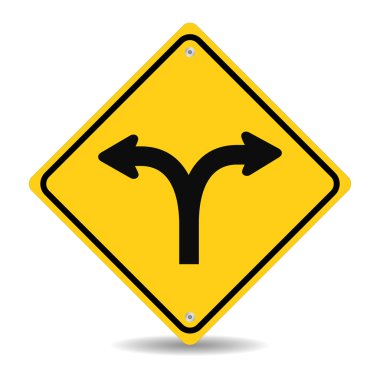 çatal yol işareti