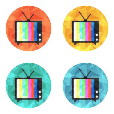 televizyon vektör simgesi