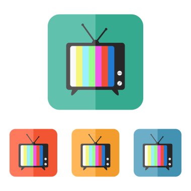 televizyon vektör simgesi