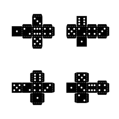 Basit düz siyah vektörü beyaz arkaplanda izole et