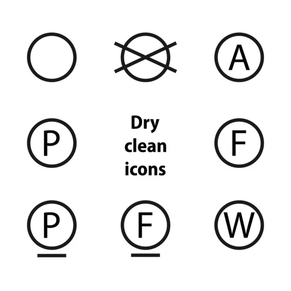 Conjunto Vectores Contorno Iconos Secos Limpios Aislados Sobre Fondo Blanco — Vector de stock