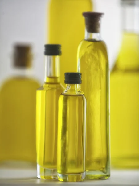 Isolated bottle of oil over white background — Stock Photo, Image