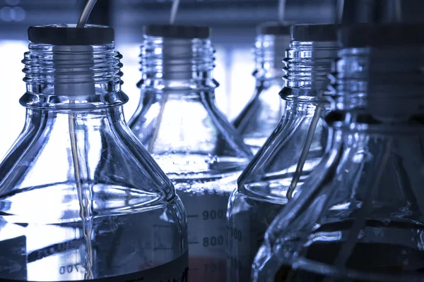 Laboratorium chemiczne tło — Zdjęcie stockowe
