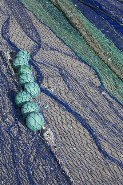 Close up view of fishing net — Stock Photo, Image