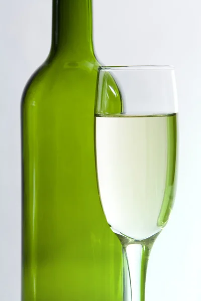 Bottle of wine and Cup — Stock Photo, Image