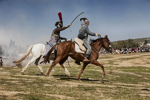 Bandit im Gedenken an die Schlacht von Bailen, Provinz Jaen, Andalusien, Spanien, am 8. Oktober 2011 — Stockfoto