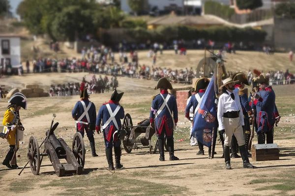 Framställningen av slaget vid Bailén — Stockfoto