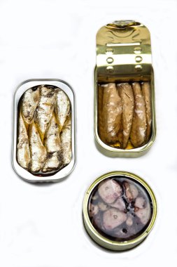farklı boyutlarda ve açılış, teneke