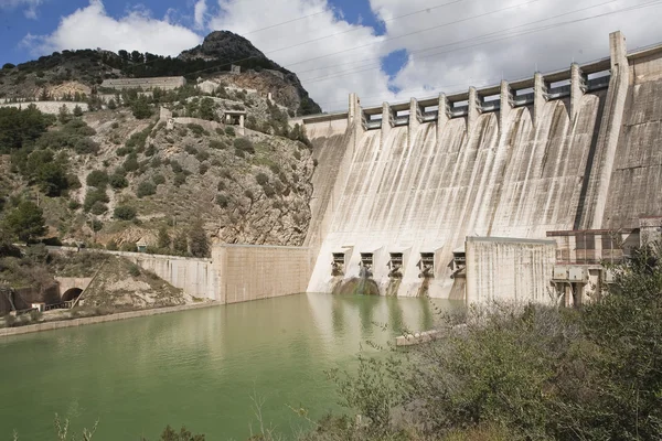 Reservoir von Iznajar, Provinz Cordoba, Andalusien, Spanien — Stockfoto