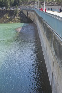 Reservoir of Iznajar, Cordoba province, Spain clipart