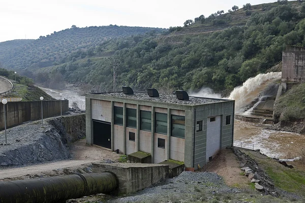 Derramamento da barragem das Yeguas — Fotografia de Stock