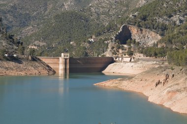 panoramik manzaralı tranco kapasitesini yarısı itibariyle rezervuarı