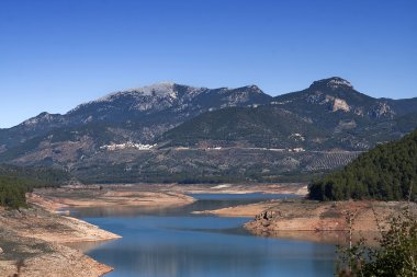 panoramik manzaralı tranco kapasitesini yarısı itibariyle rezervuarı