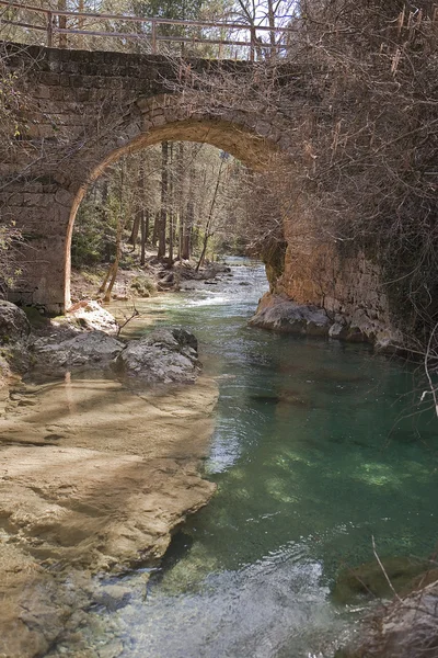 Köprü nehir guadalquivir quesada içinde kaynak yakınında bulunan herrerias — Stok fotoğraf