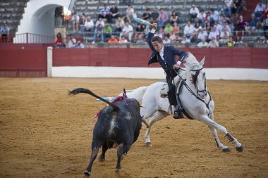 Leonardo hernandez, at sırtında matador İspanyolca