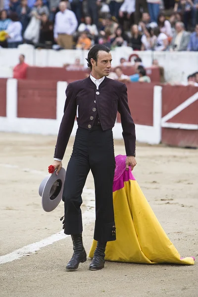 The Spanish Bullfighter Finito de Cordoba to the turning of honour — Stock Photo, Image