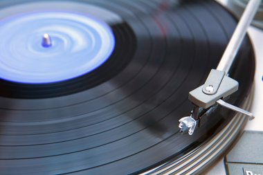 Vintage Vinil iplik ile pikap