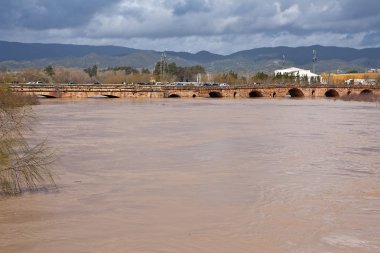 Andujar, jaen geçerken guadalquivir Nehri,