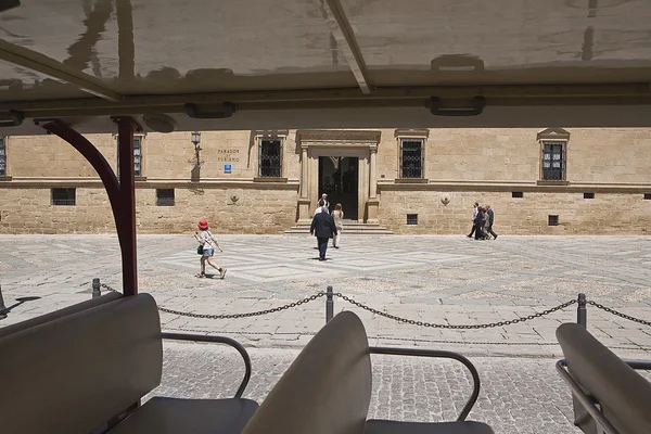 Vista da hostelry nacional de Ubeda — Fotografia de Stock